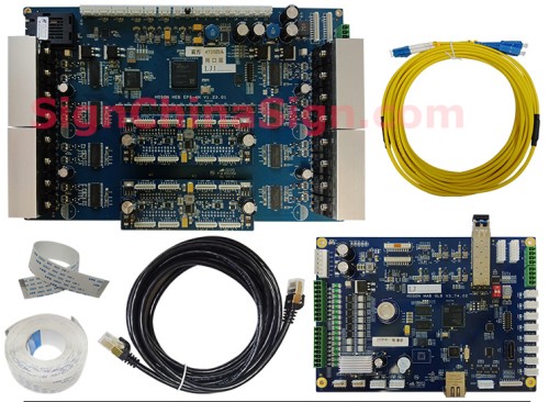 Hoson i3200 boards kit with cable work for 4 piece i3200 Flatbed Version